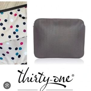 Thirty-One Charcoal Savvy Sleeve